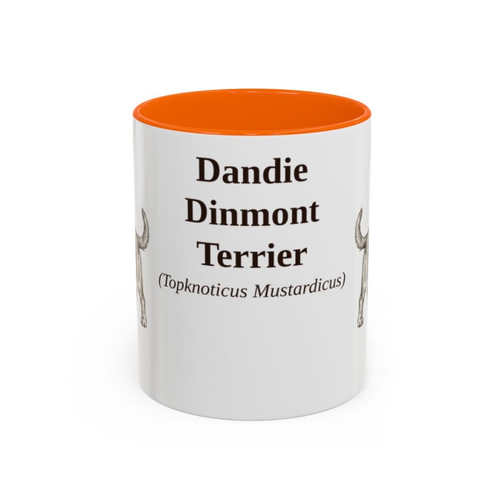 11oz Dandie Dinmont Terrier Latin Mug, Dandie Dinmont Terrier, Vintage Dog Coffee Mug, Dog Lover Gift