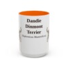 15oz Dandie Dinmont Terrier Latin Mug, Dandie Dinmont Terrier, Vintage Dog Coffee Mug, Dog Lover Gift