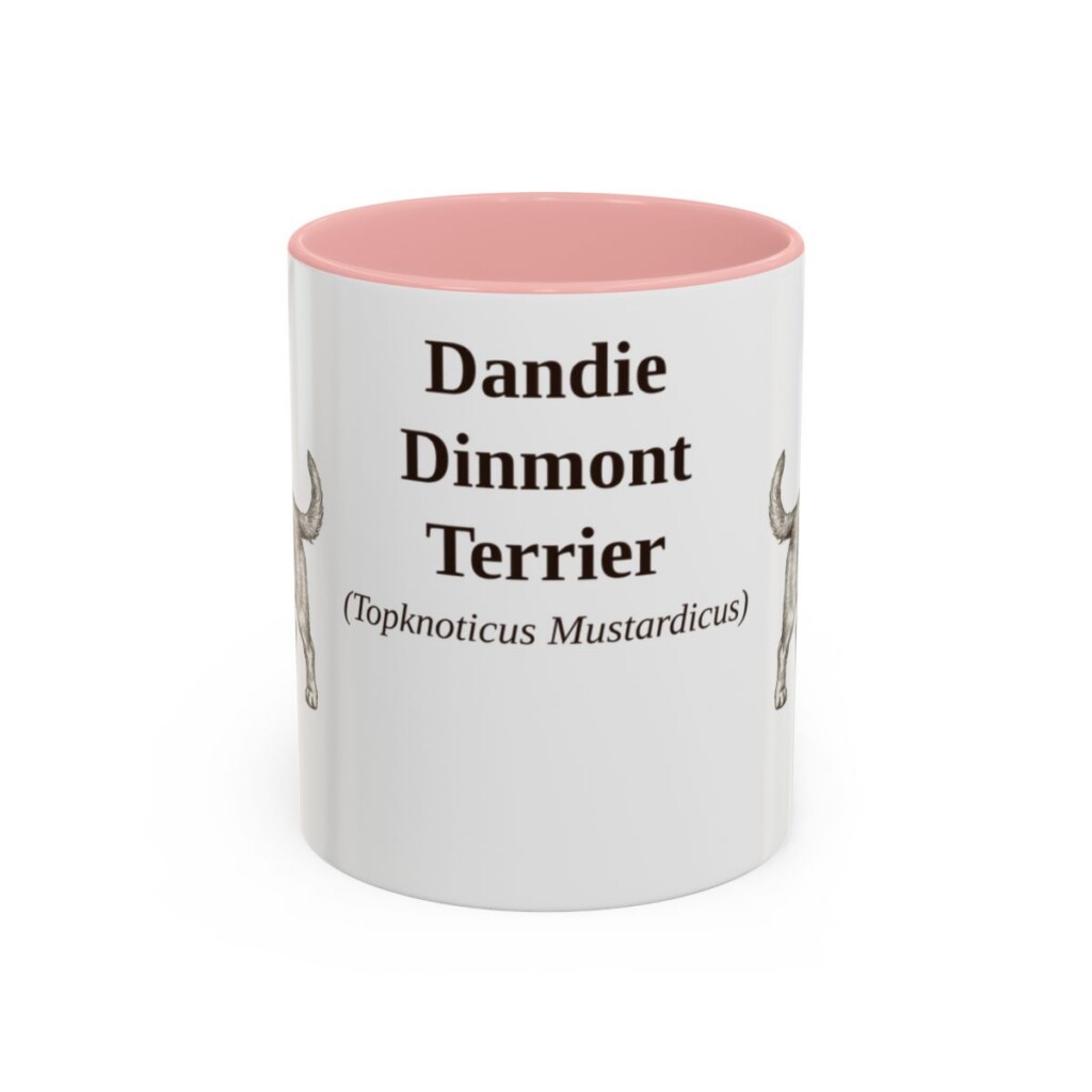 11oz Dandie Dinmont Terrier Latin Mug, Dandie Dinmont Terrier, Vintage Dog Coffee Mug, Dog Lover Gift