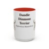 15oz Dandie Dinmont Terrier Latin Mug, Dandie Dinmont Terrier, Vintage Dog Coffee Mug, Dog Lover Gift