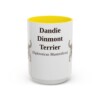 15oz Dandie Dinmont Terrier Latin Mug, Dandie Dinmont Terrier, Vintage Dog Coffee Mug, Dog Lover Gift
