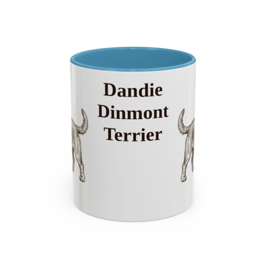 dandie-dinmont-terrier-mug-light-blue-3 11oz Dandie Dinmont Terrier Mug, Vintage Dog Portrait Coffee Mug, Dog Lover Gift
