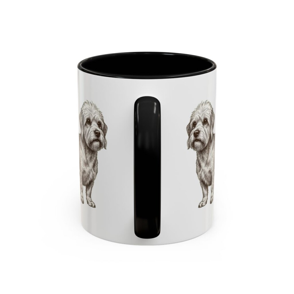 dandie-dinmont-terrier-mug-mom-black-back-1 11oz Dandie Dinmont Terrier Dog Mom Mug, Vintage Sketch Coffee Mug, Dog Mom Gift