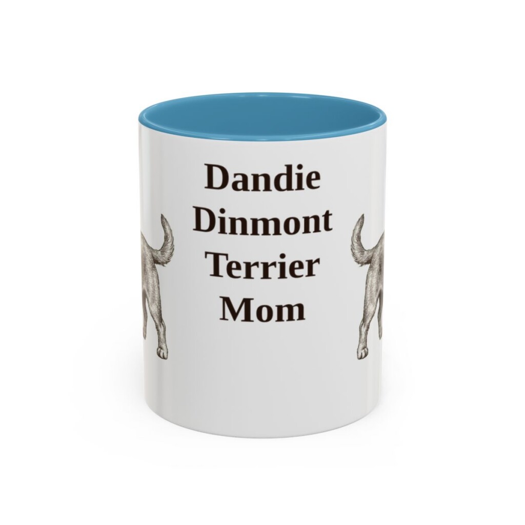 dandie-dinmont-terrier-mug-mom-light-blue-1 11oz Dandie Dinmont Terrier Dog Mom Mug, Vintage Sketch Coffee Mug, Dog Mom Gift