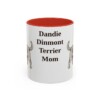 dandie-dinmont-terrier-mug-mom-red-1 11oz Dandie Dinmont Terrier Dog Mom Mug, Vintage Sketch Coffee Mug, Dog Mom Gift