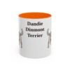 dandie-dinmont-terrier-mug-orange-3 11oz Dandie Dinmont Terrier Mug, Vintage Dog Portrait Coffee Mug, Dog Lover Gift
