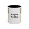 11oz English Bulldog Mug, Vintage Dog Portrait Coffee Mug, Dog Lover Gift