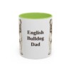 11oz English Bulldog Dog Dad Mug, Vintage Sketch Coffee Mug, Dog Dad Gift