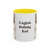 11oz English Bulldog Dog Dad Mug, Vintage Sketch Coffee Mug, Dog Dad Gift