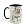 15oz Funny English Bulldog Mug, Bulldog Tough Bulldog Tender, Vintage Dog Coffee Mug, Dog Lover Gift