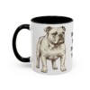 11oz Funny English Bulldog Mug, Bulldog Tough Bulldog Tender, Vintage Dog Coffee Mug, Dog Lover Gift