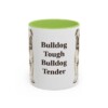 11oz Funny English Bulldog Mug, Bulldog Tough Bulldog Tender, Vintage Dog Coffee Mug, Dog Lover Gift