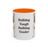 11oz Funny English Bulldog Mug, Bulldog Tough Bulldog Tender, Vintage Dog Coffee Mug, Dog Lover Gift