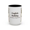 15oz English Bulldog Latin Mug, English Bulldog, Vintage Dog Coffee Mug, Dog Lover Gift