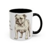 11oz English Bulldog Latin Mug, English Bulldog, Vintage Dog Coffee Mug, Dog Lover Gift