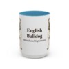 15oz English Bulldog Latin Mug, English Bulldog, Vintage Dog Coffee Mug, Dog Lover Gift