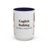 15oz English Bulldog Latin Mug, English Bulldog, Vintage Dog Coffee Mug, Dog Lover Gift