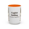 15oz English Bulldog Latin Mug, English Bulldog, Vintage Dog Coffee Mug, Dog Lover Gift