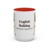 15oz English Bulldog Latin Mug, English Bulldog, Vintage Dog Coffee Mug, Dog Lover Gift