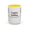 15oz English Bulldog Latin Mug, English Bulldog, Vintage Dog Coffee Mug, Dog Lover Gift