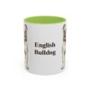 11oz English Bulldog Mug, Vintage Dog Portrait Coffee Mug, Dog Lover Gift