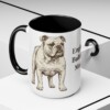 15oz English Bulldog Dog Mom Mug, Vintage Sketch Coffee Mug, Dog Mom Gift