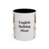 11oz English Bulldog Dog Mom Mug, Vintage Sketch Coffee Mug, Dog Mom Gift