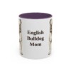 11oz English Bulldog Dog Mom Mug, Vintage Sketch Coffee Mug, Dog Mom Gift