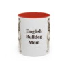 11oz English Bulldog Dog Mom Mug, Vintage Sketch Coffee Mug, Dog Mom Gift