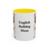 11oz English Bulldog Dog Mom Mug, Vintage Sketch Coffee Mug, Dog Mom Gift