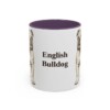 11oz English Bulldog Mug, Vintage Dog Portrait Coffee Mug, Dog Lover Gift