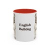 11oz English Bulldog Mug, Vintage Dog Portrait Coffee Mug, Dog Lover Gift