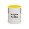 11oz English Bulldog Mug, Vintage Dog Portrait Coffee Mug, Dog Lover Gift