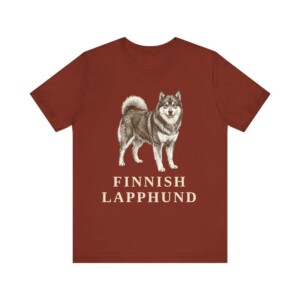 Finnish Lapphund Shirt, Vintage Dog Sketch Tee, Dog Lover Gift
