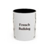 french-bulldog-mug-black-front-1 11oz French Bulldog Mug, Vintage Dog Portrait Coffee Mug, Dog Lover Gift