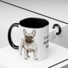 11oz French Bulldog Dog Dad Mug, Vintage Sketch Coffee Mug, Dog Dad Gift