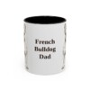 11oz French Bulldog Dog Dad Mug, Vintage Sketch Coffee Mug, Dog Dad Gift