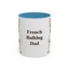 11oz French Bulldog Dog Dad Mug, Vintage Sketch Coffee Mug, Dog Dad Gift