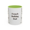 11oz French Bulldog Dog Dad Mug, Vintage Sketch Coffee Mug, Dog Dad Gift