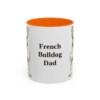 11oz French Bulldog Dog Dad Mug, Vintage Sketch Coffee Mug, Dog Dad Gift