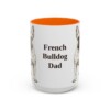 15oz French Bulldog Dog Dad Mug, Vintage Sketch Coffee Mug, Dog Dad Gift