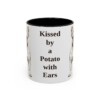 11oz Funny French Bulldog Mug, Kissed by a Potato with Ears, Vintage Dog Coffee Mug, Dog Lover Gift
