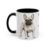 11oz Funny French Bulldog Mug, Kissed by a Potato with Ears, Vintage Dog Coffee Mug, Dog Lover Gift