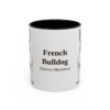 11oz French Bulldog Latin Mug, French Bulldog, Vintage Dog Coffee Mug, Dog Lover Gift