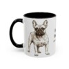 11oz French Bulldog Latin Mug, French Bulldog, Vintage Dog Coffee Mug, Dog Lover Gift