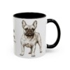 11oz French Bulldog Latin Mug, French Bulldog, Vintage Dog Coffee Mug, Dog Lover Gift