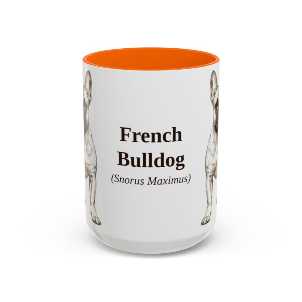 french-bulldog-mug-latin-orange-3 15oz French Bulldog Latin Mug, French Bulldog, Vintage Dog Coffee Mug, Dog Lover Gift