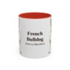 11oz French Bulldog Latin Mug, French Bulldog, Vintage Dog Coffee Mug, Dog Lover Gift