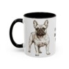 11oz French Bulldog Dog Mom Mug, Vintage Sketch Coffee Mug, Dog Mom Gift