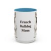 15oz French Bulldog Dog Mom Mug, Vintage Sketch Coffee Mug, Dog Mom Gift